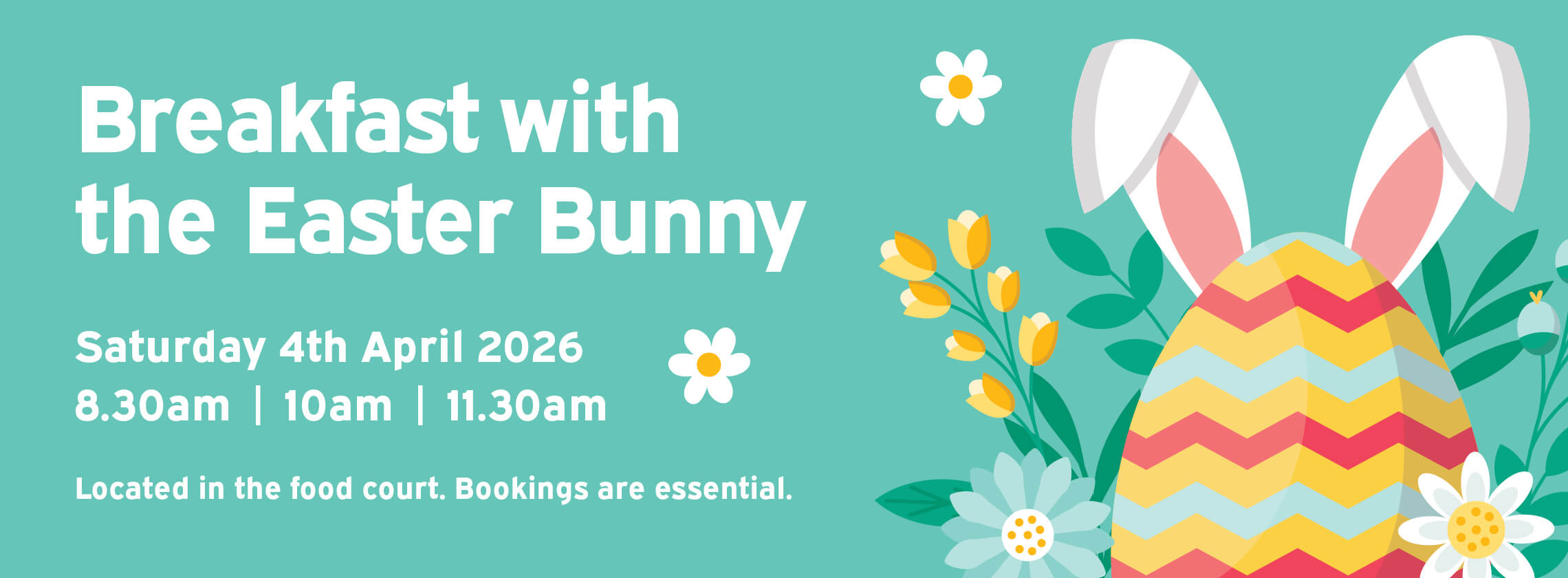 Breakfast with the Easter Bunny – FREE Event