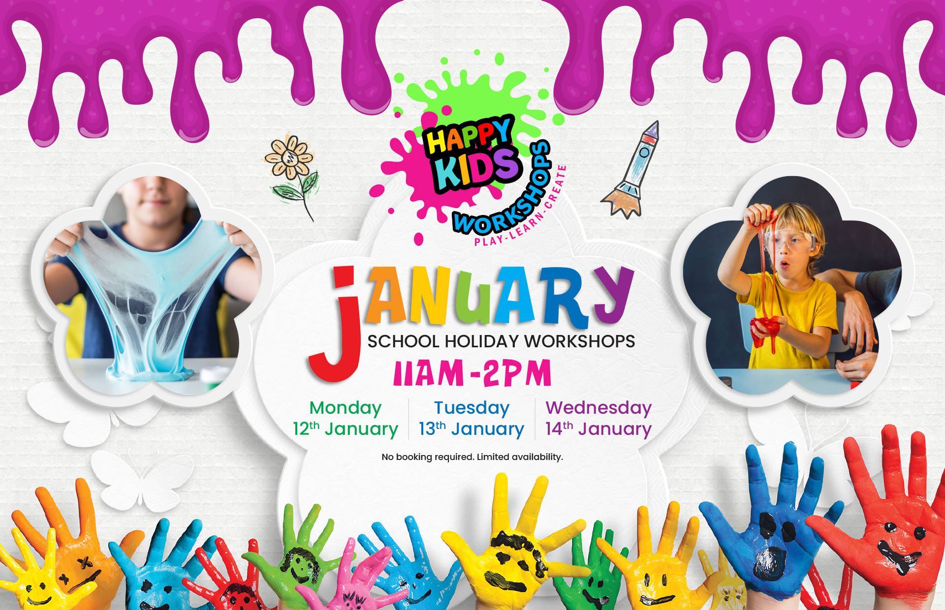 Free Slime Workshops!