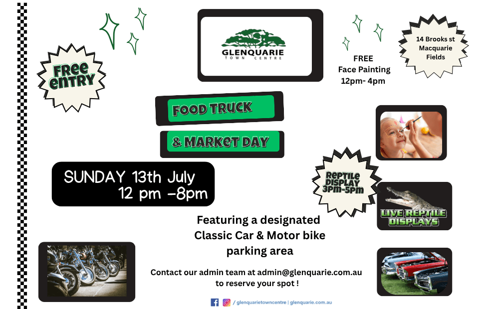 Join us for a fun-filled community celebration at Glenquarie Town Centre! 