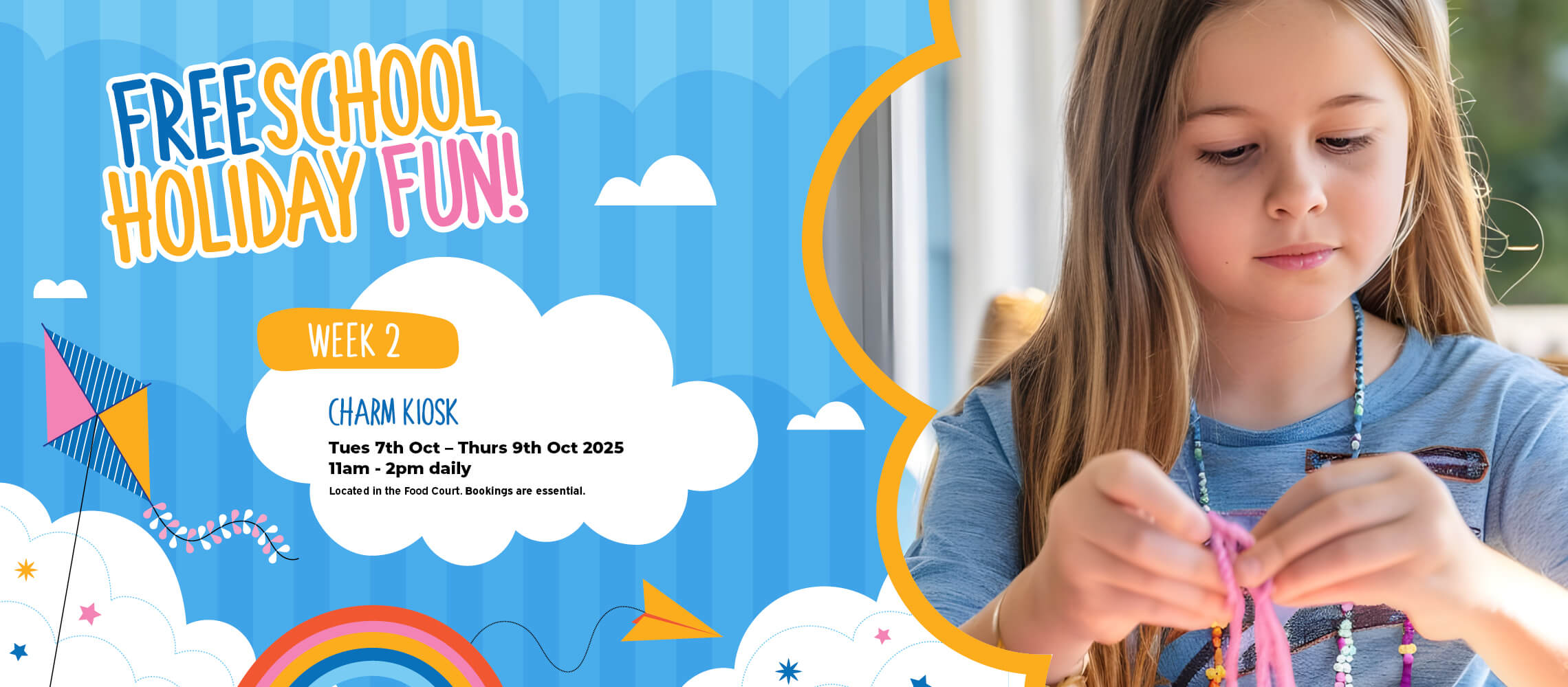 Charm Kiosk – Spring School Holiday Fun!