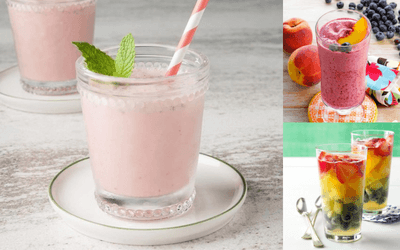 Satisfy your sweet tooth with these fresh and fruity drinks